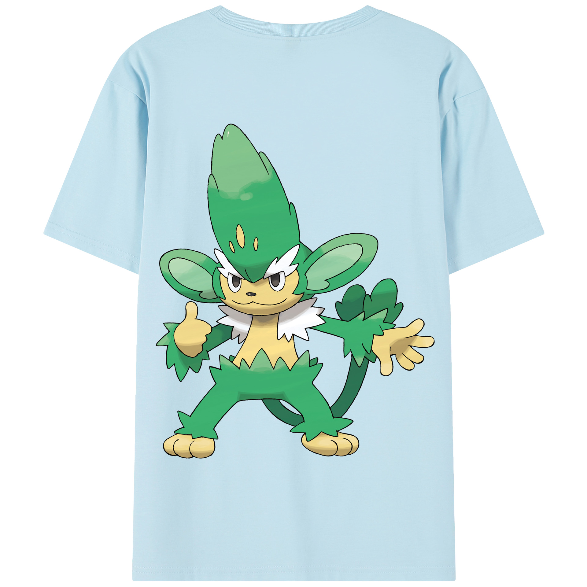 （画像用） ポケットモンスター Pokémon 綿100％半袖Tシャツ（背面プリント）